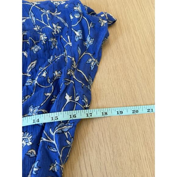 Amuse Society Revolve Summer Safari Maxi Dress Blue Coast Floral Cocktail S - Picture 10 of 10